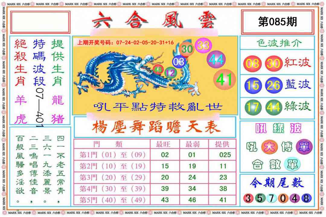 085期六合风云[图]