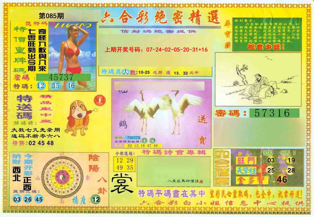 085期绝密精选A[图]