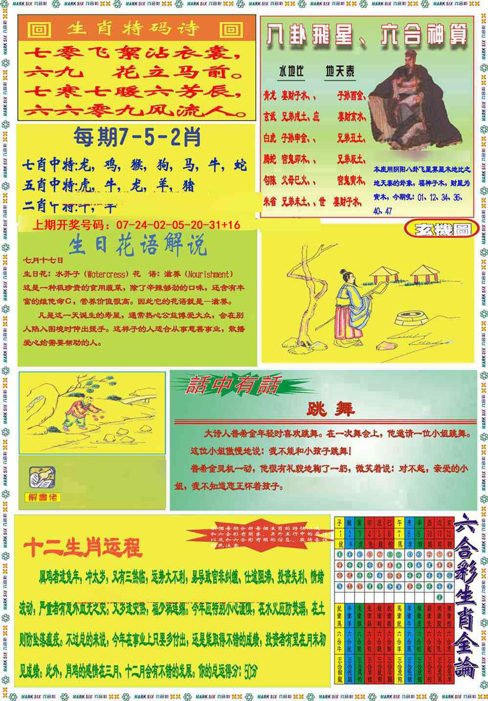 085期九龍马经B(推荐)[图]